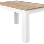 Habitdesign 0F4586A Mesa de cocina de madera extensible