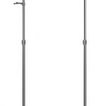 SONGMICS perchero-burro con ganchos de altura ajustable