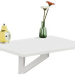 SoBuy FWT03-W. Mesa pequeña para una persona