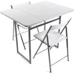 Versa 19840050. Mesa plegable de cocina sólida