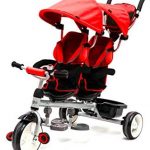 Tricicclo QPLAY para gemelos